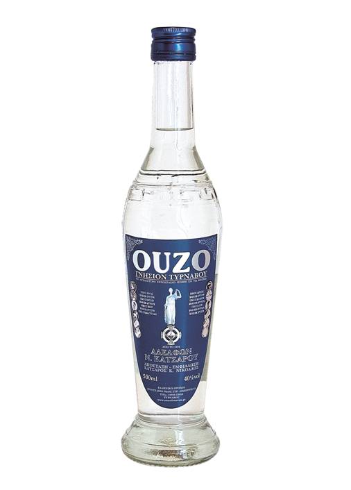 Ouzo Tirnavos Miniature 50ml | Agora Greek Delicacies